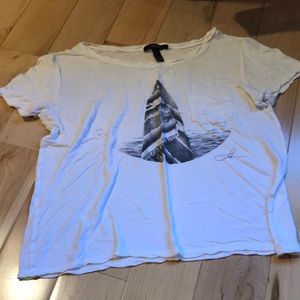 Forever 21 cropped t-shirt